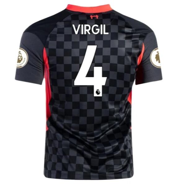 Liverpool Football Kit Third Soccer Jersey VIRGIL VAN DIJK #4 2020/21